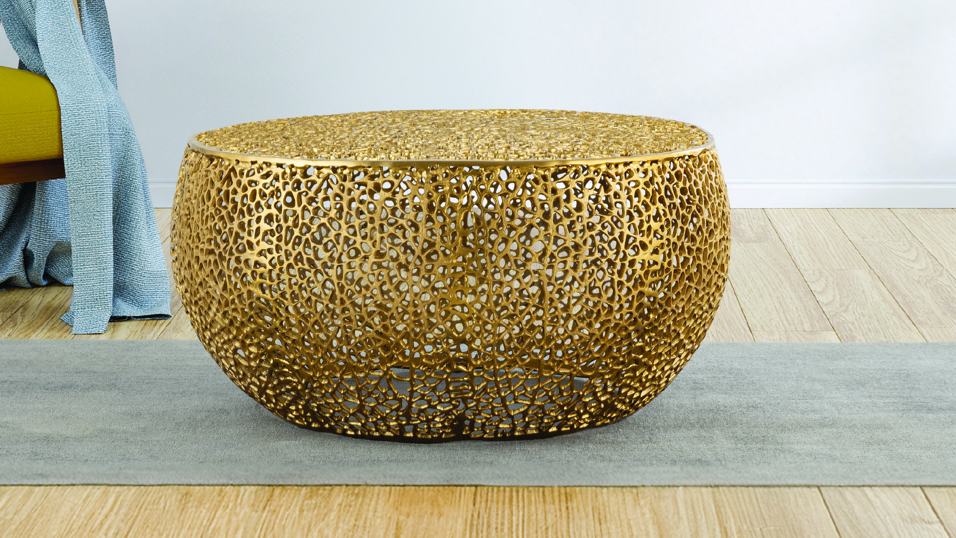 T3502-35-COFFEE TABLE-GOLD